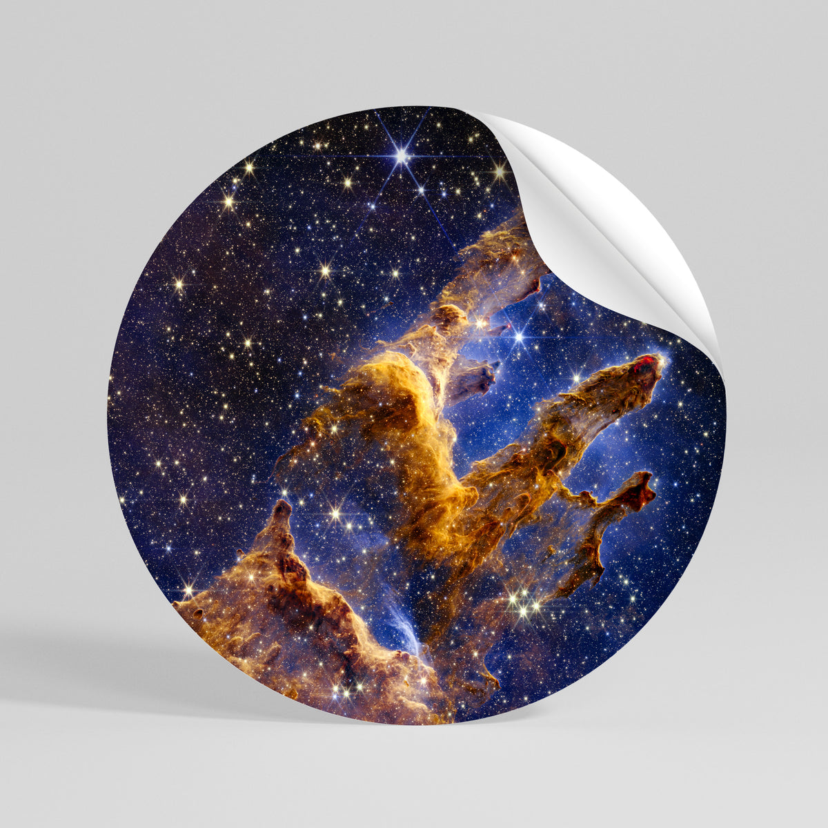 COSMIC DREAMSCAPE Vinilo adhesivo redondo