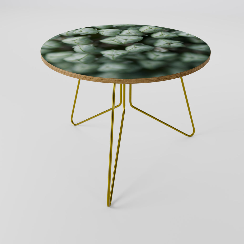 TEXTURED GREEN TIDBITS Coffee Table