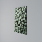 TEXTURED GREEN TIDBITS Cuadro en lienzo vertical