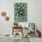 SUCCULENT SYMMETRY Peel and Stick Vertical Poster