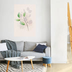 SERENE LEAF SONG Peel and Stick Vertical Poster