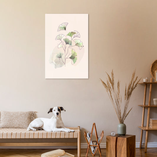 FOLIAGE REVERIE Vertical Canvas Print