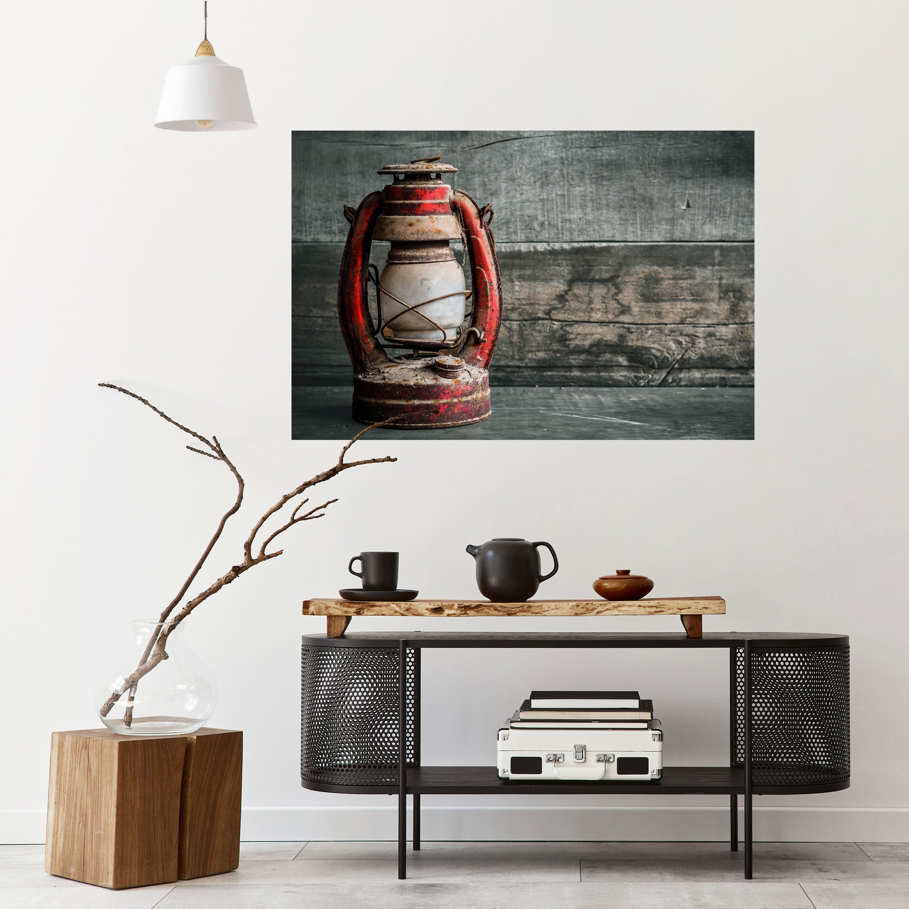 LINTERNA DE RECUERDOS Póster horizontal autoadhesivo