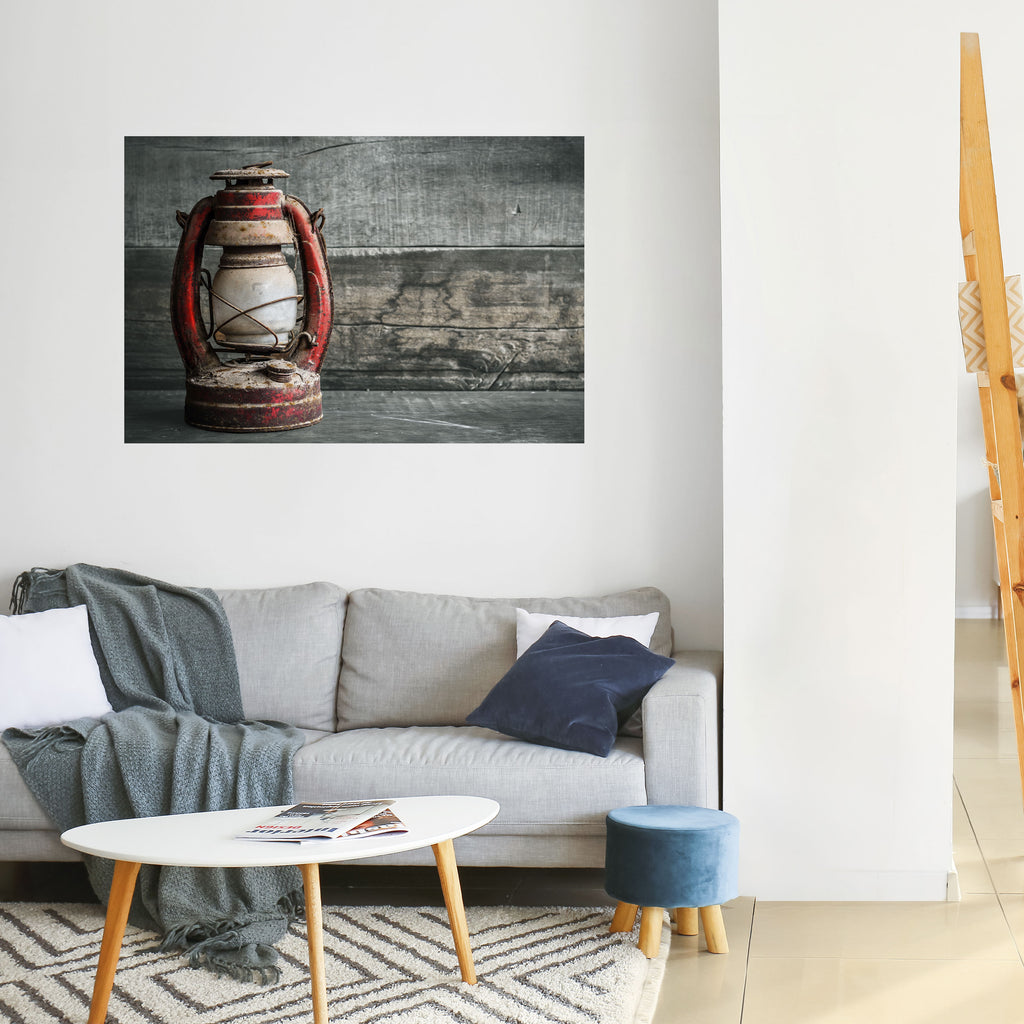 LINTERNA DE RECUERDOS Póster horizontal autoadhesivo