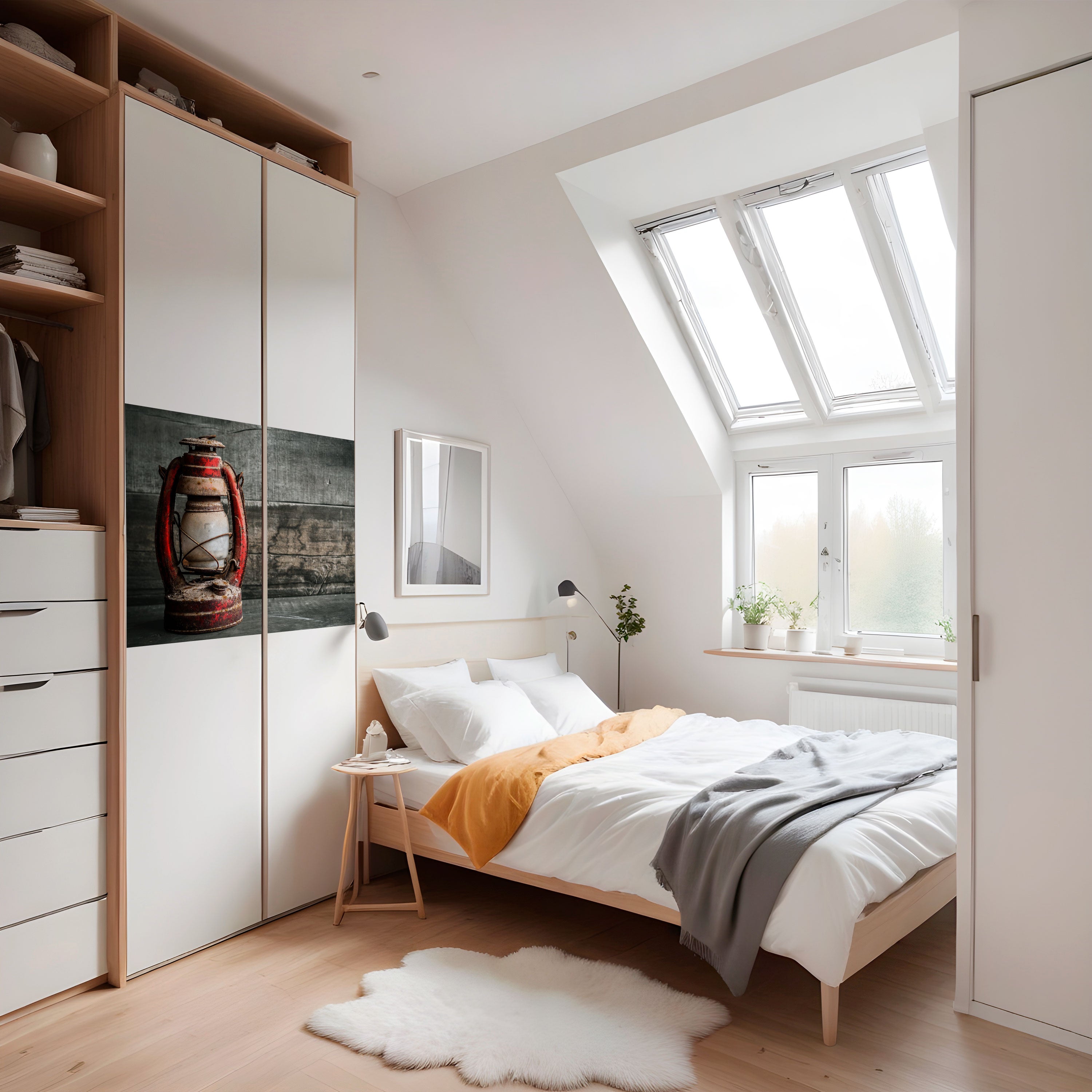 LINTERNA DE RECUERDOS Póster horizontal autoadhesivo