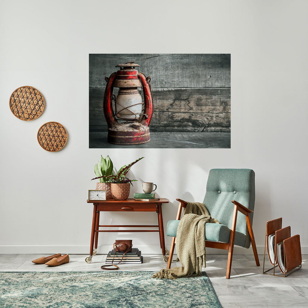 LINTERNA DE RECUERDOS Póster horizontal autoadhesivo