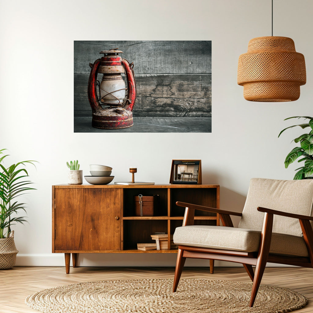 LINTERNA DE RECUERDOS Póster horizontal autoadhesivo