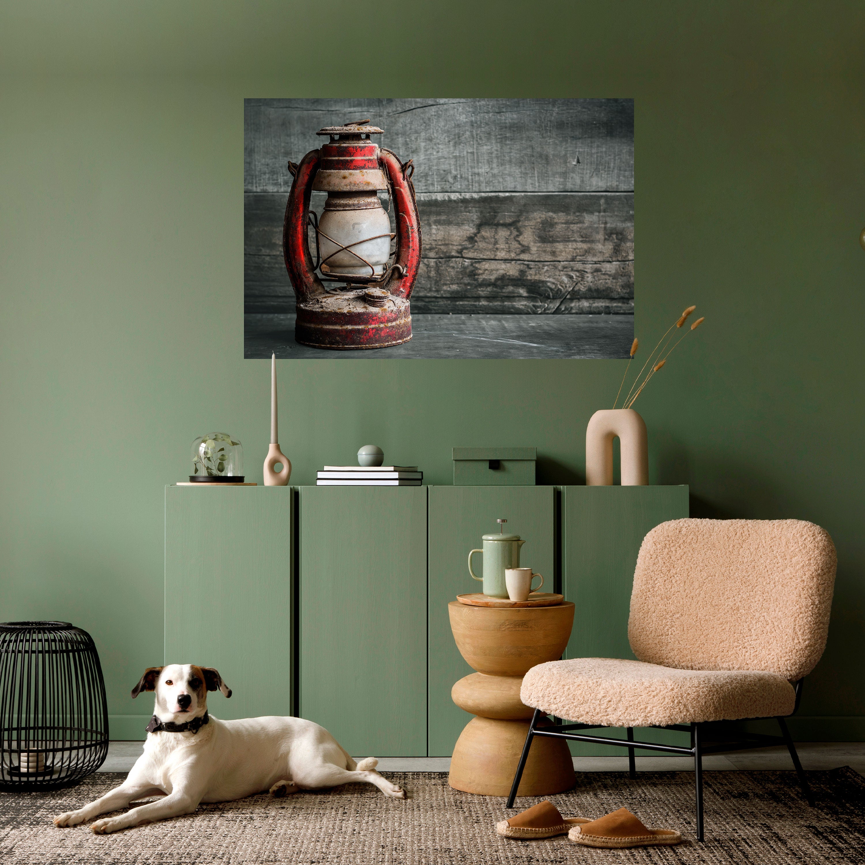 LINTERNA DE RECUERDOS Póster horizontal autoadhesivo