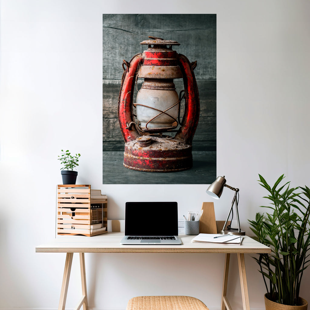 LANTERN OF MEMORIES Peel and Stick Vertical Poster