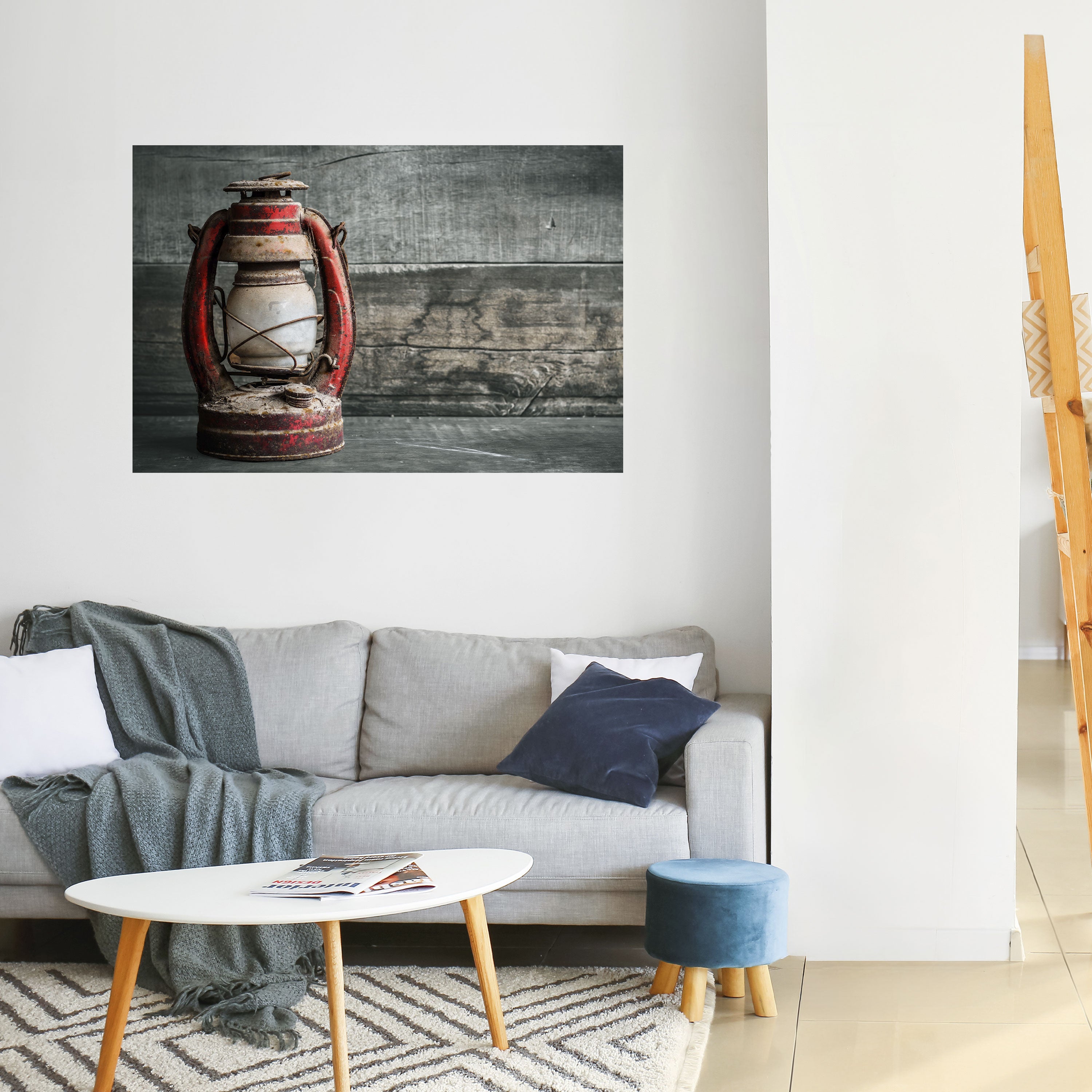 LINTERNA DE RECUERDOS Póster horizontal autoadhesivo