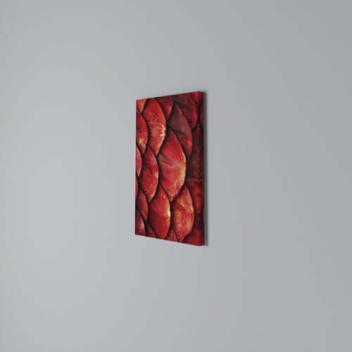 RUBY PETAL DANCE Cuadro en lienzo vertical