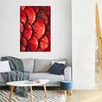 RUBY PETAL DANCE Peel and Stick Vertical Poster