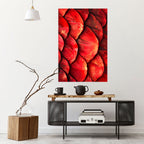 RUBY PETAL DANCE Peel and Stick Vertical Poster