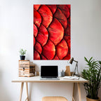 RUBY PETAL DANCE Peel and Stick Vertical Poster