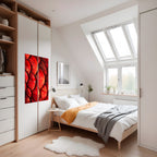 RUBY PETAL DANCE Peel and Stick Vertical Poster