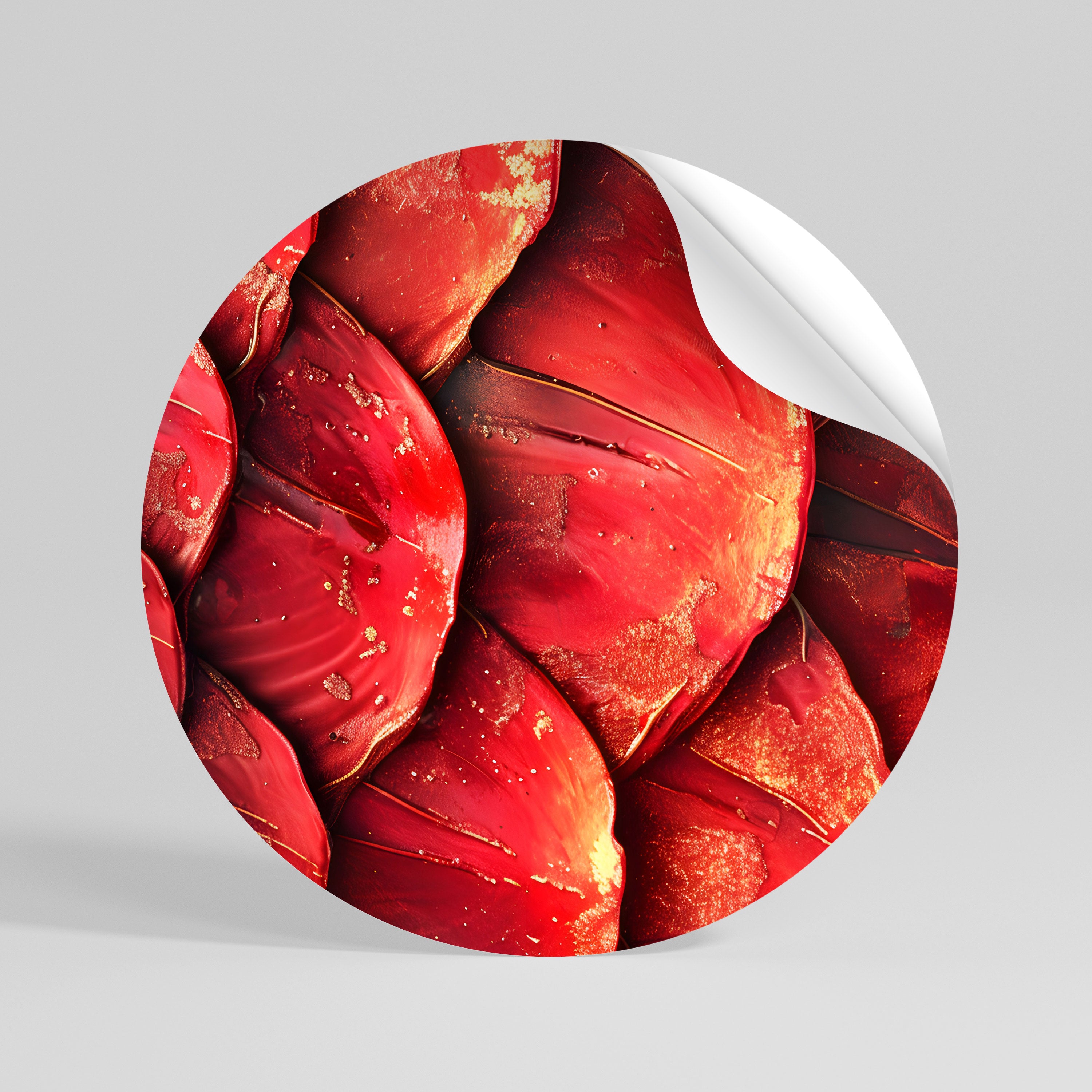 RUBY PETAL DANCE Vinilo adhesivo redondo