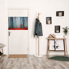 TRANQUIL RED ELEGANCE Póster Horizontal Adhesivo