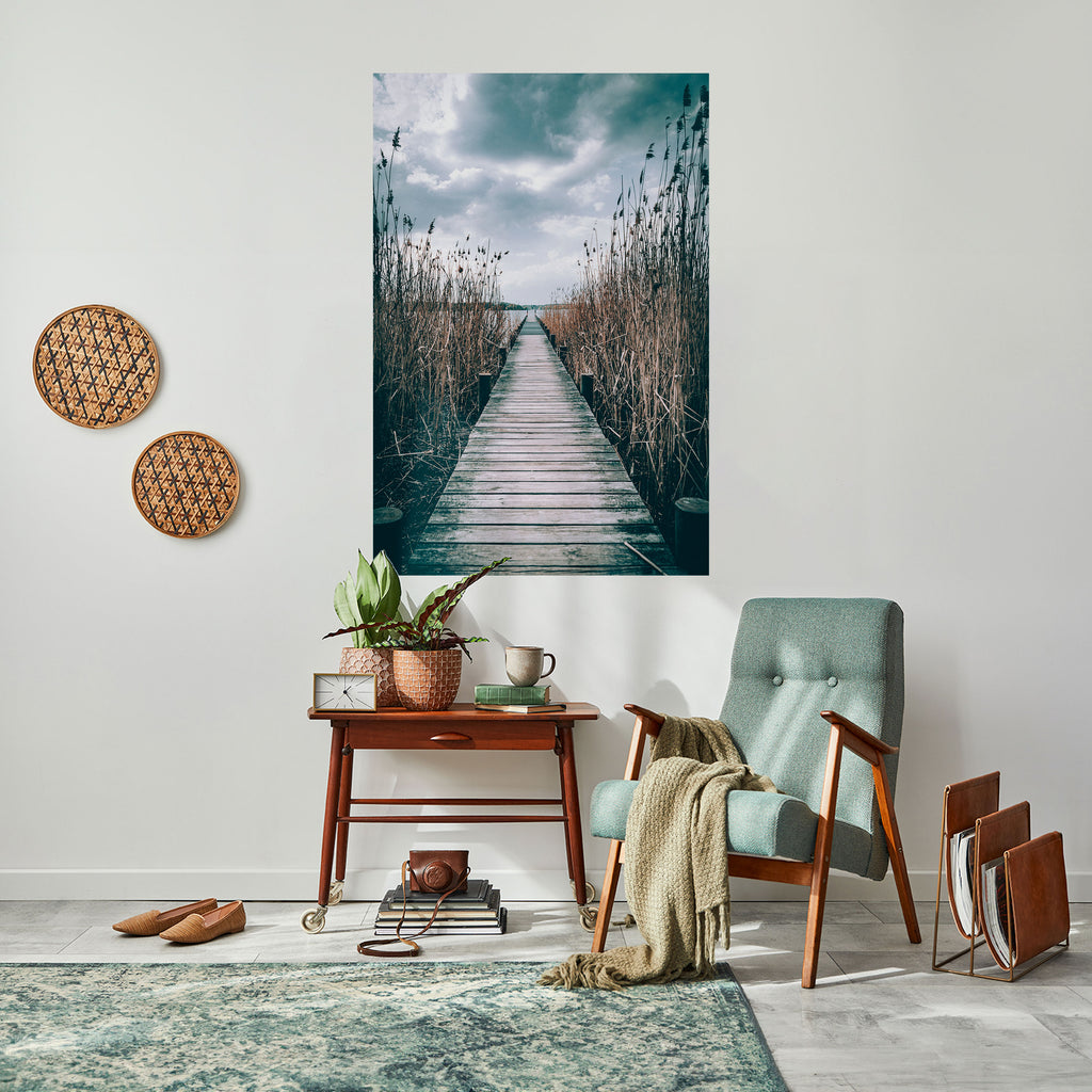 GAZE INTO STILLNESS Peel and Stick Vertical Poster