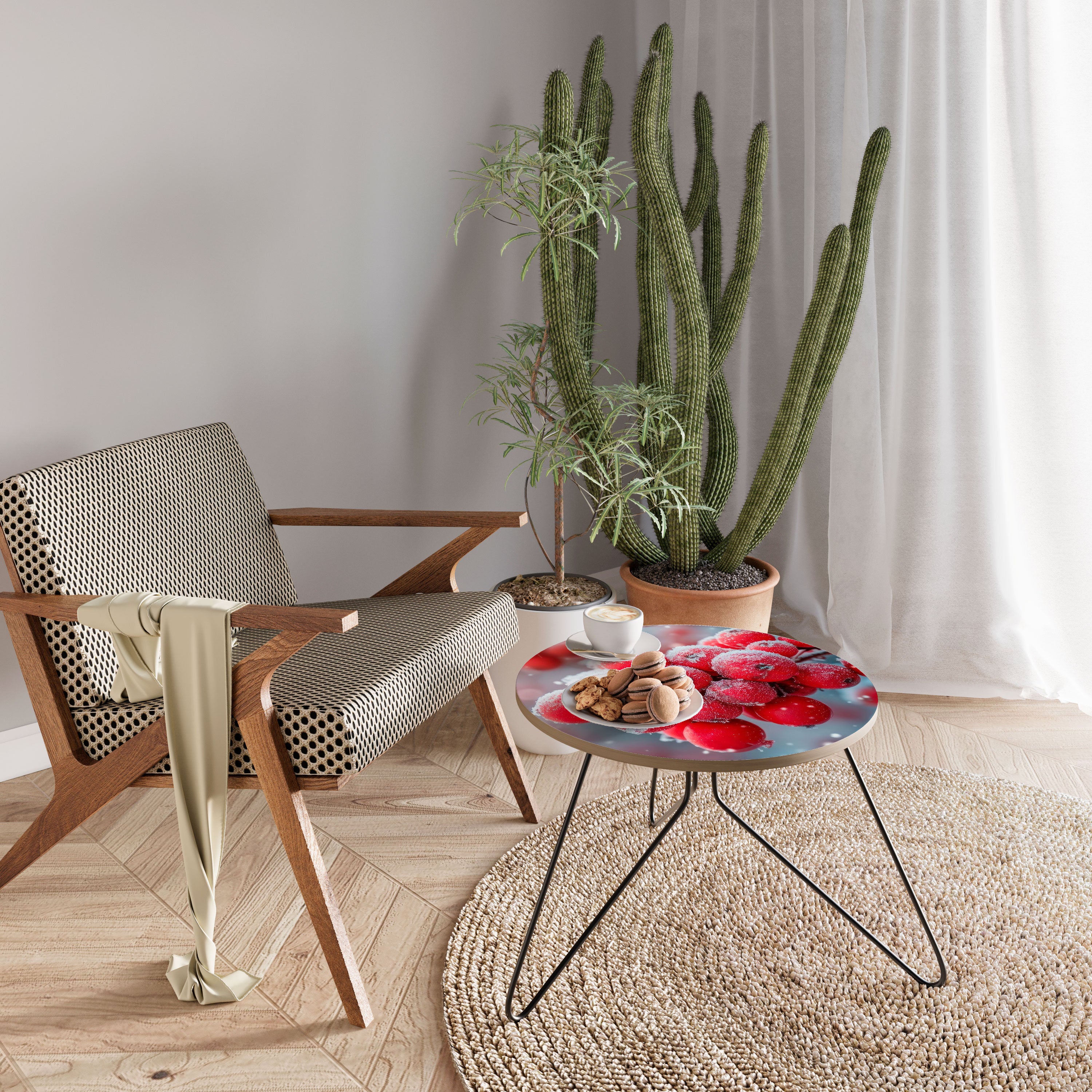 WINTER'S CRIMSON TREASURES Coffee Table