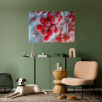 WINTER'S CRIMSON TREASURES Peel and Stick Horizontal Poster