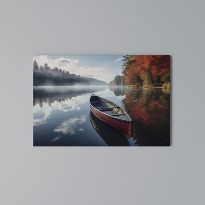 BOAT OF TRANQUILITY Cuadro en lienzo horizontal