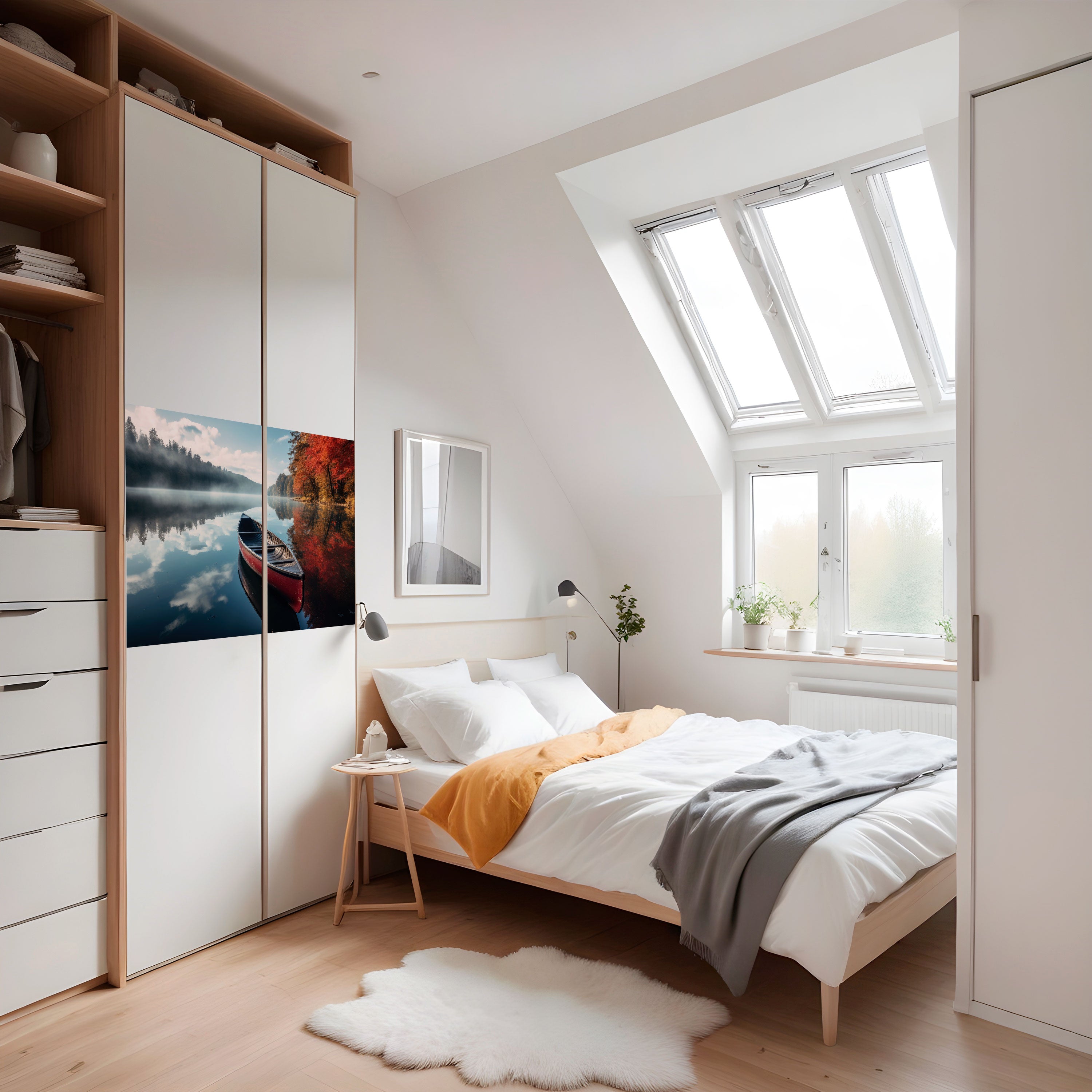 Póster horizontal autoadhesivo BARCO DE LA TRANQUILIDAD