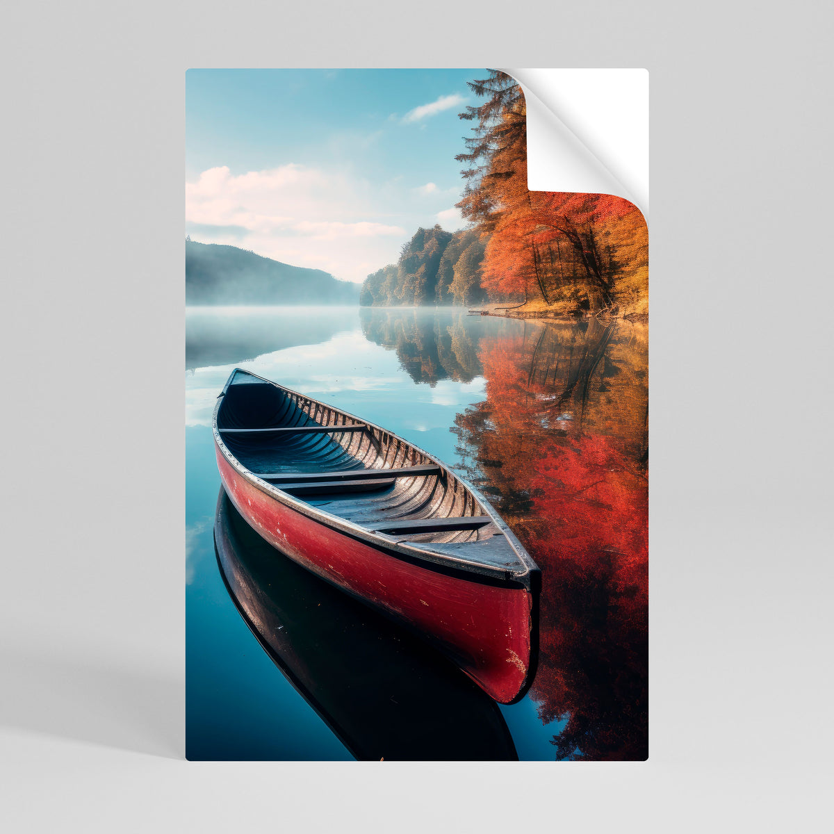 BOAT OF TRANQUILITY Póster adhesivo vertical