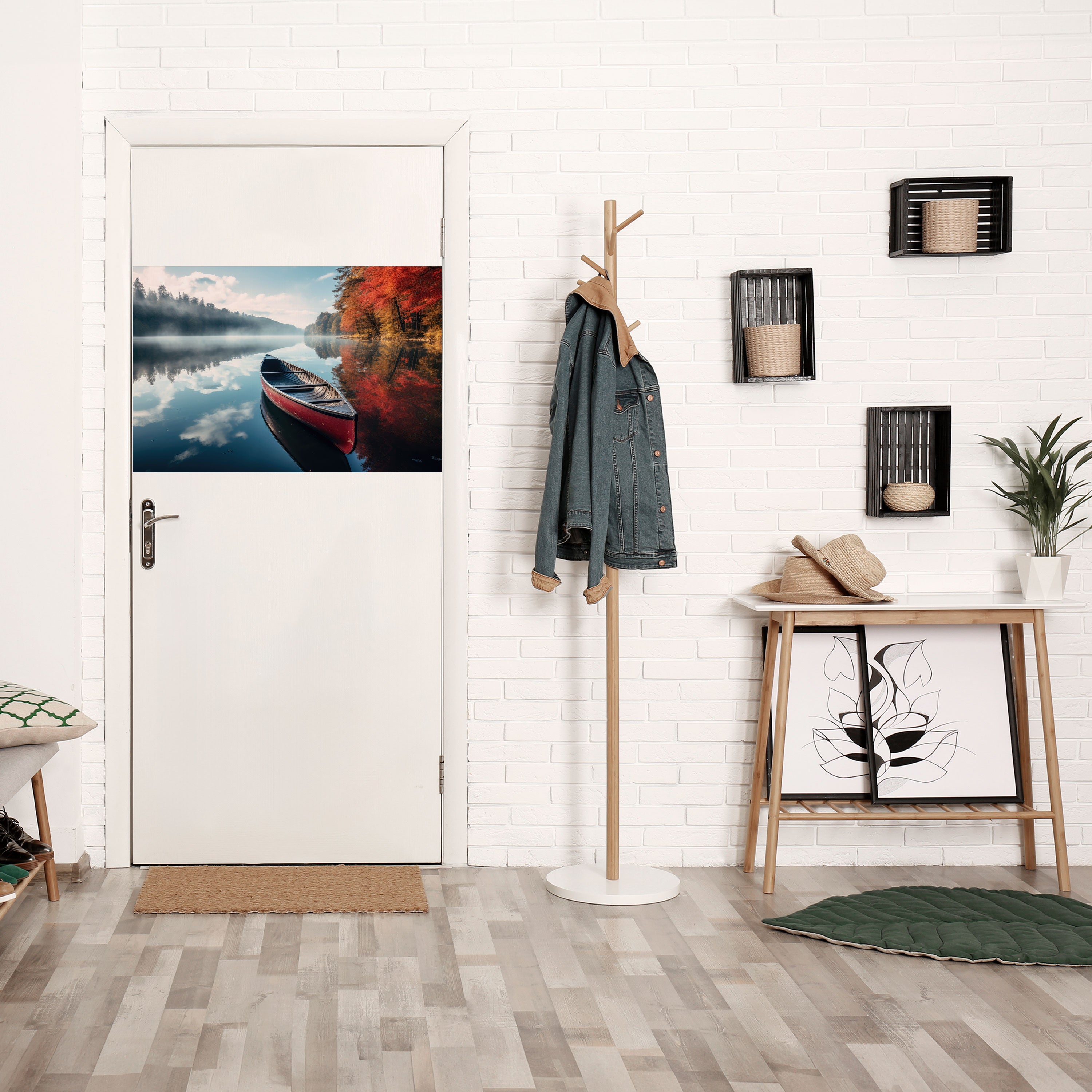 Póster horizontal autoadhesivo BARCO DE LA TRANQUILIDAD