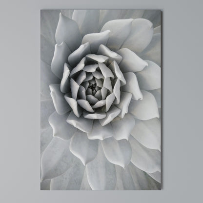 ELEGANT PETAL SWIRL Cuadro en lienzo vertical