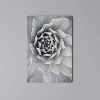 ELEGANT PETAL SWIRL Cuadro en lienzo vertical