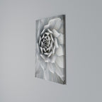 ELEGANT PETAL SWIRL Vertical Canvas Print