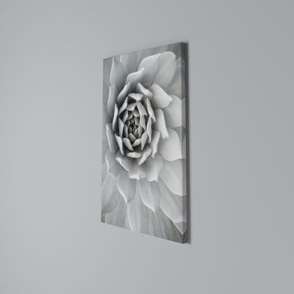 ELEGANT PETAL SWIRL Cuadro en lienzo vertical