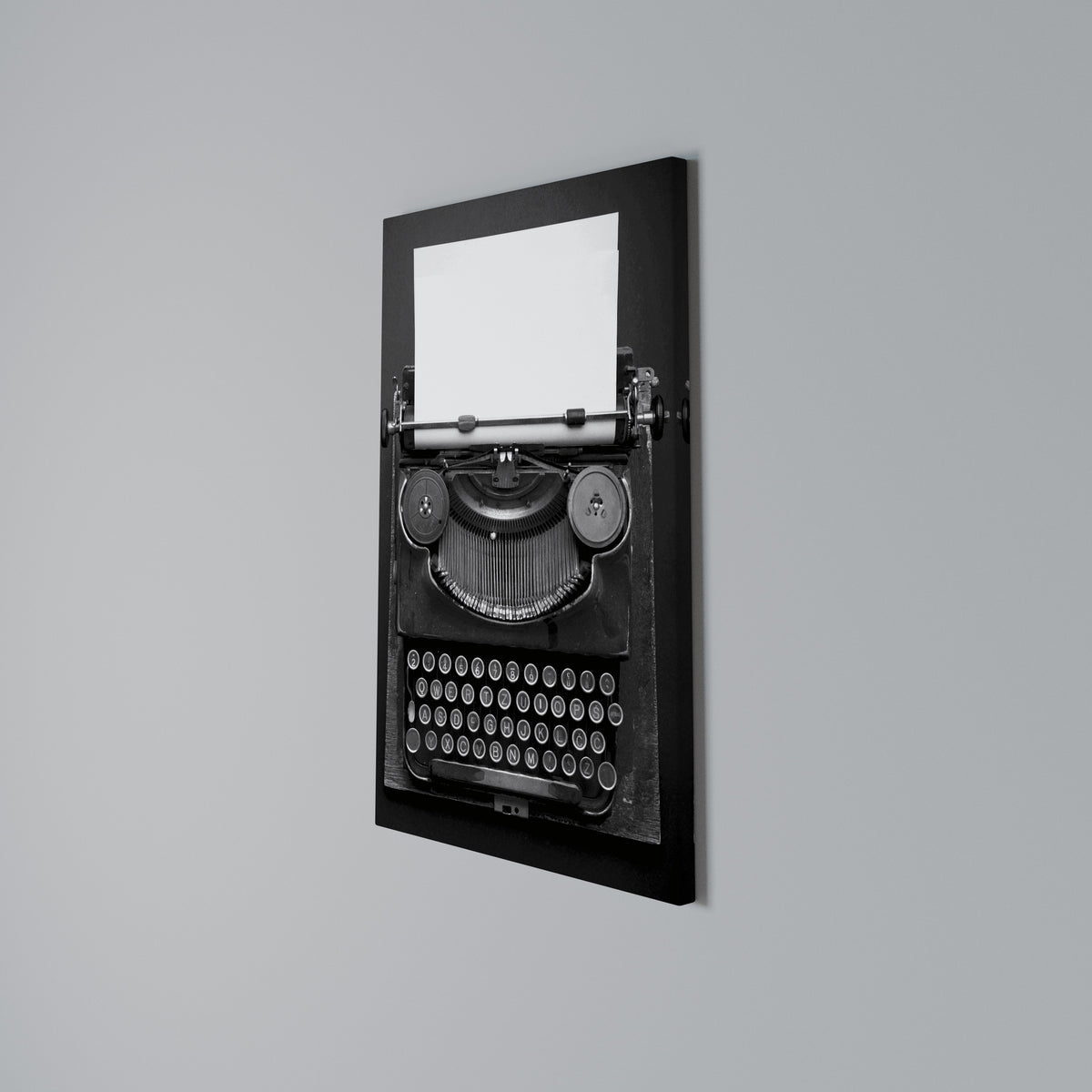 TYPEWRITER SYMPHONY Vertical Canvas Print