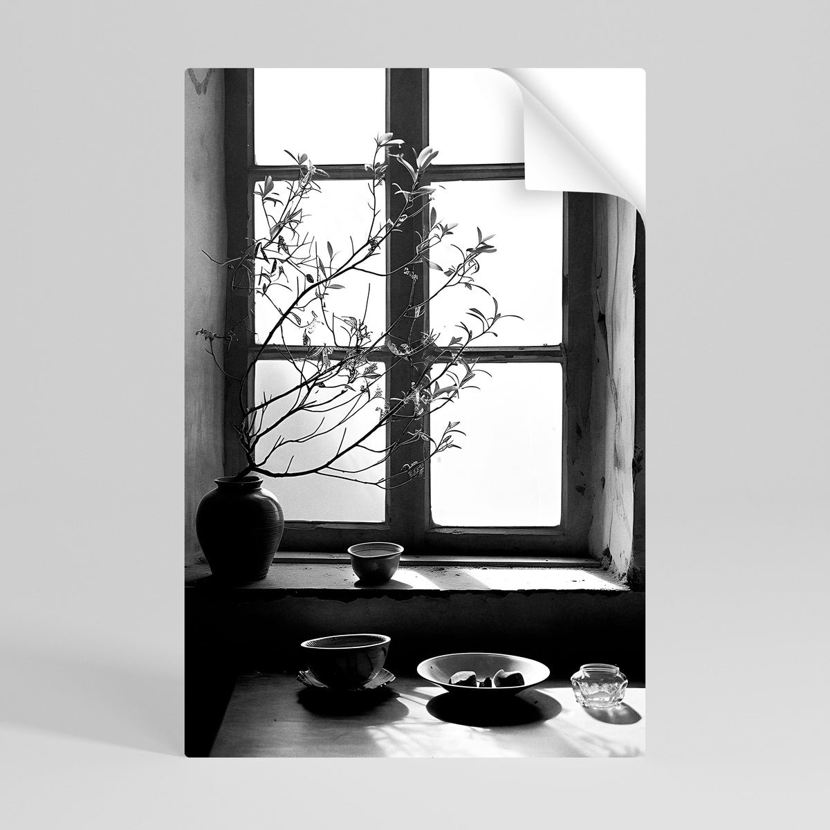 WHISPERING WINDOW LIGHT Póster adhesivo vertical