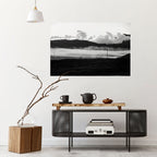 MISTY MOUNTAIN RADIANCE Peel and Stick Horizontal Poster