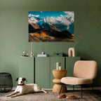 MOUNTAIN SERPENTINE Póster Horizontal Adhesivo