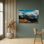 MOUNTAIN SERPENTINE Póster Horizontal Adhesivo