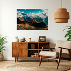 MOUNTAIN SERPENTINE Póster Horizontal Adhesivo