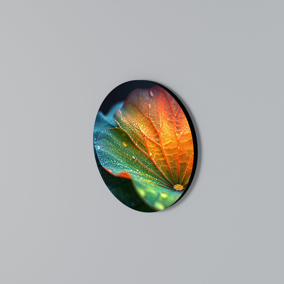 ECHOES OF RAIN Arte de pared redondo