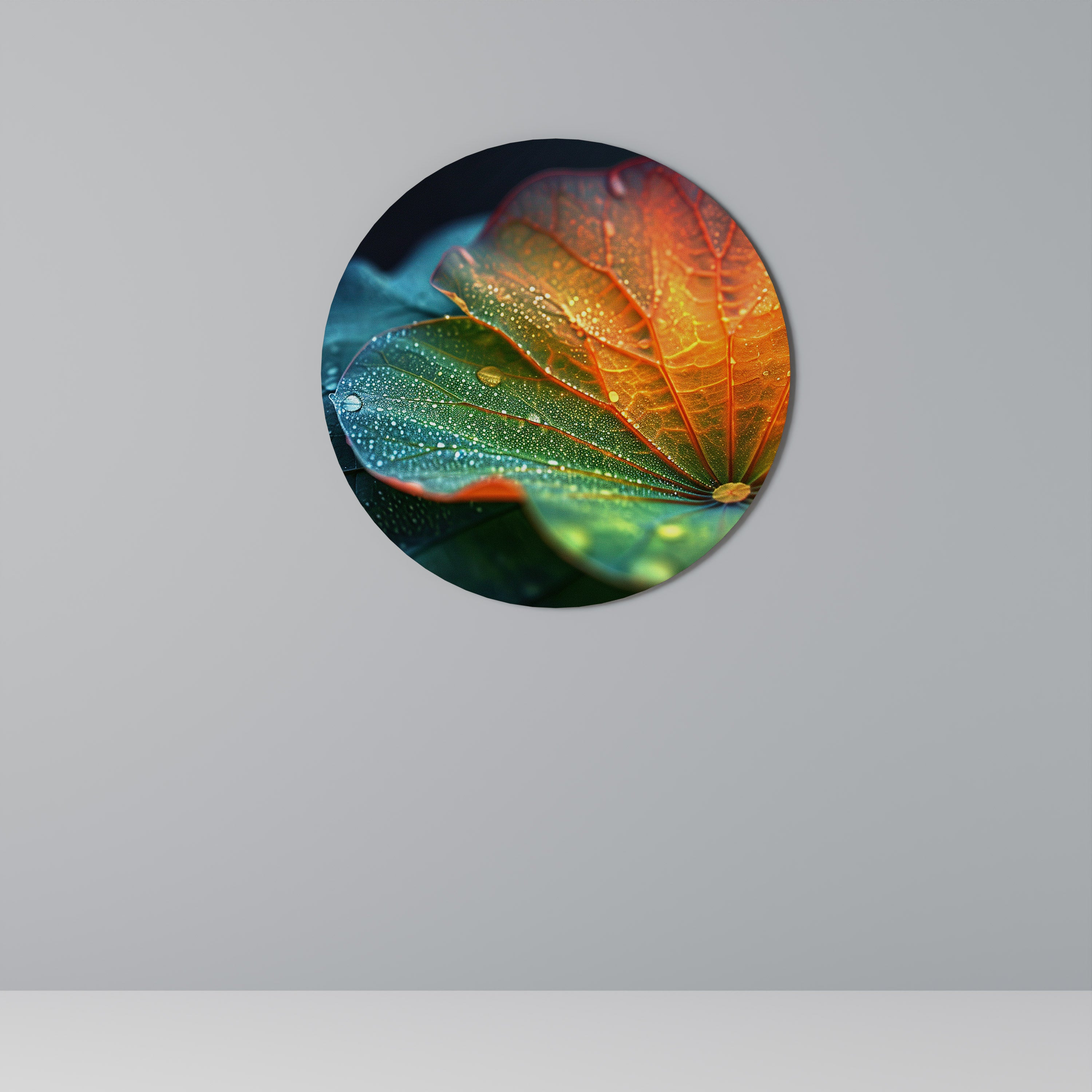 ECHOES OF RAIN Round Wall Art