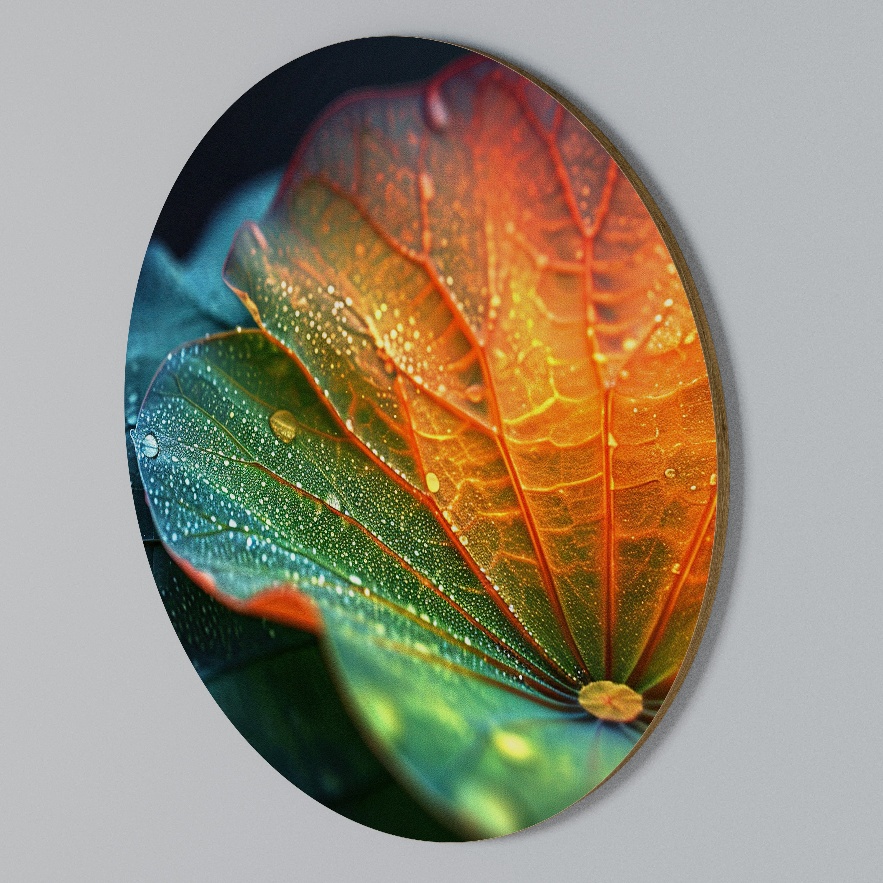 ECHOES OF RAIN Arte de pared redondo