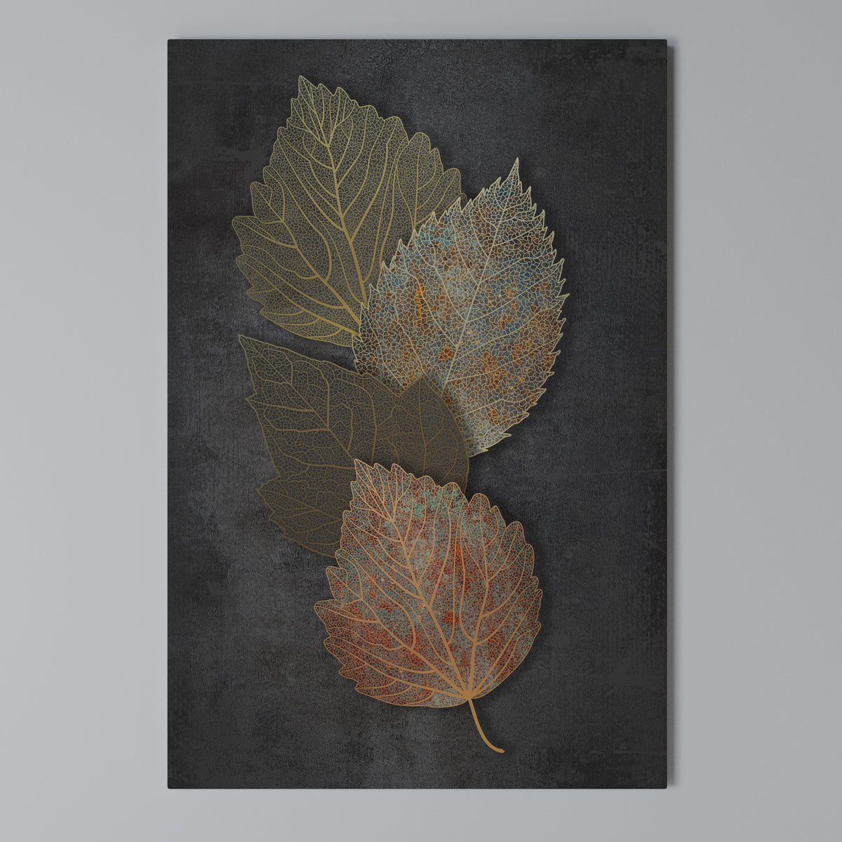 FOLIAGE IN FOCUS Vertical Canvas Print