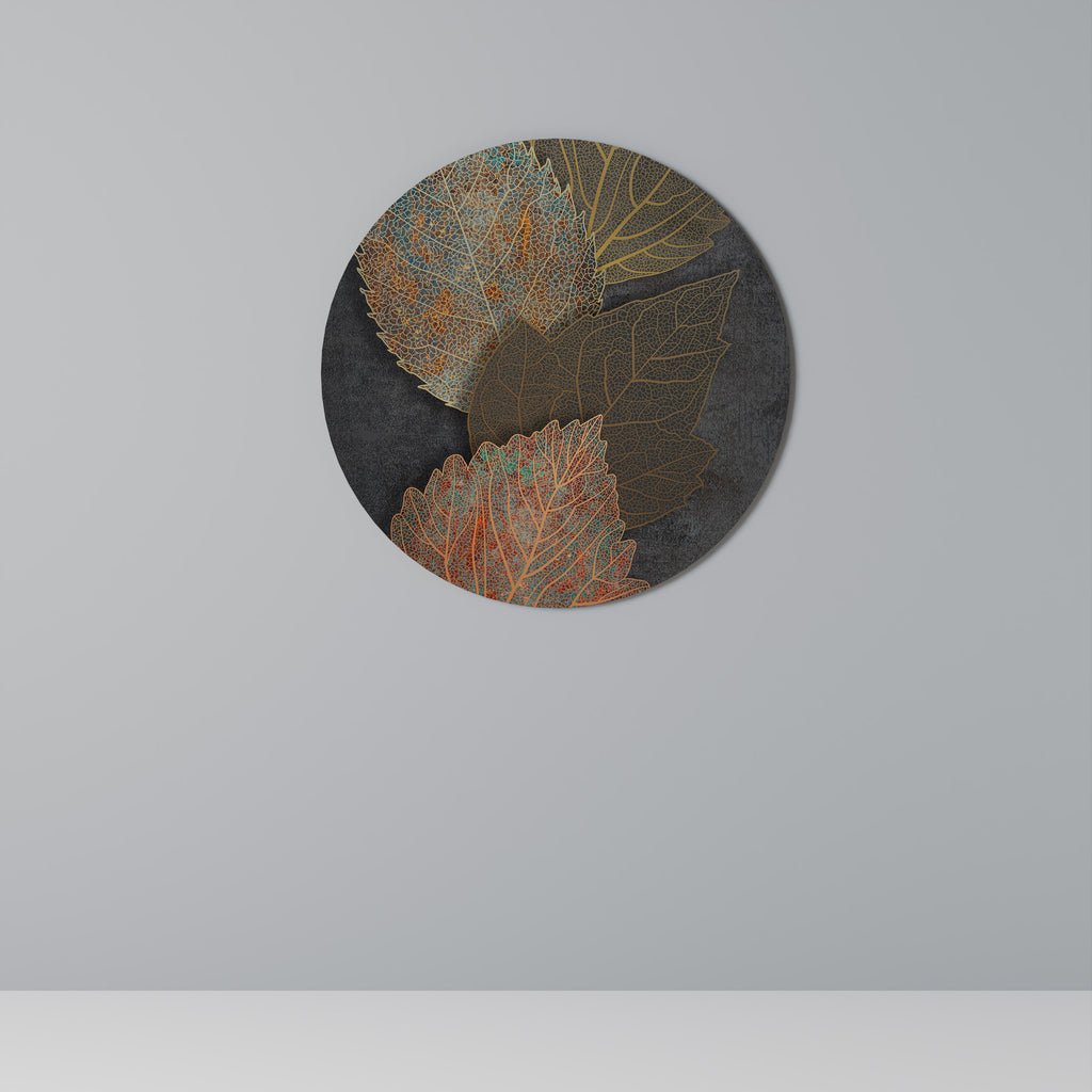 FOLIAGE IN FOCUS Round Wall Art