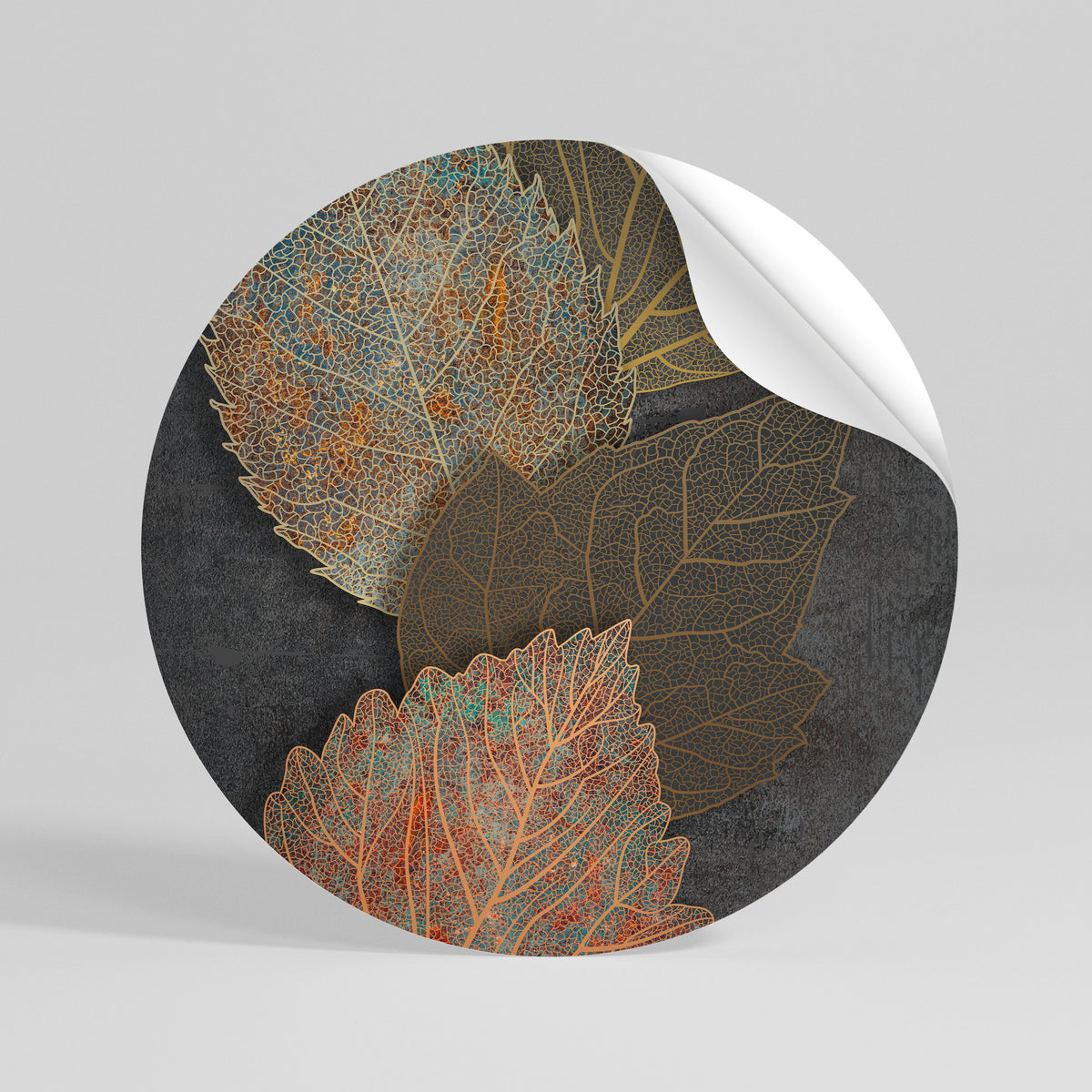 FOLIAGE IN FOCUS Vinilo adhesivo redondo