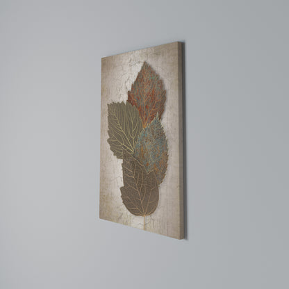 LEAVES OF TIME Cuadro en lienzo vertical
