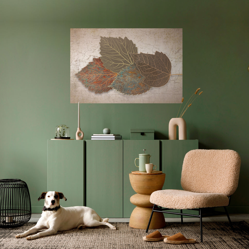 Póster horizontal autoadhesivo "HOJAS DEL TIEMPO"