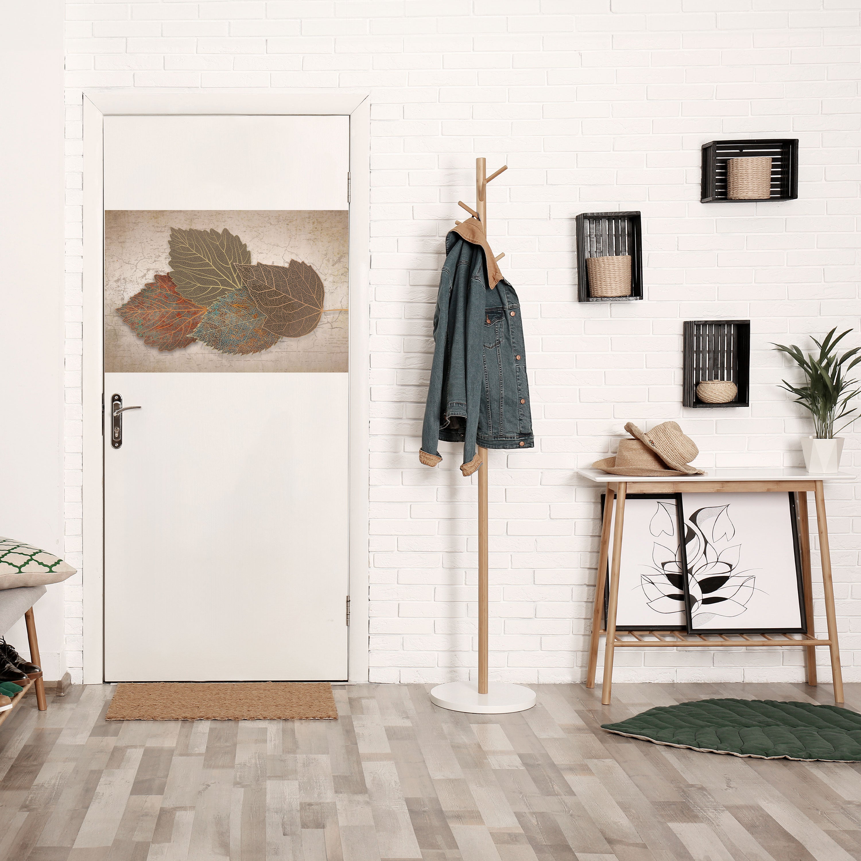 Póster horizontal autoadhesivo "HOJAS DEL TIEMPO"