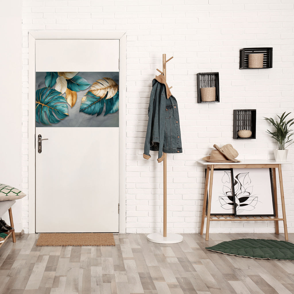 Póster horizontal autoadhesivo ELEGANCIA EN HOJAS