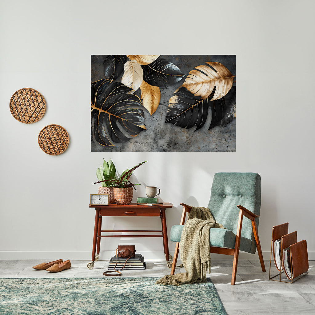 Póster horizontal autoadhesivo EL ABRAZO OSCURO DE LA NATURALEZA