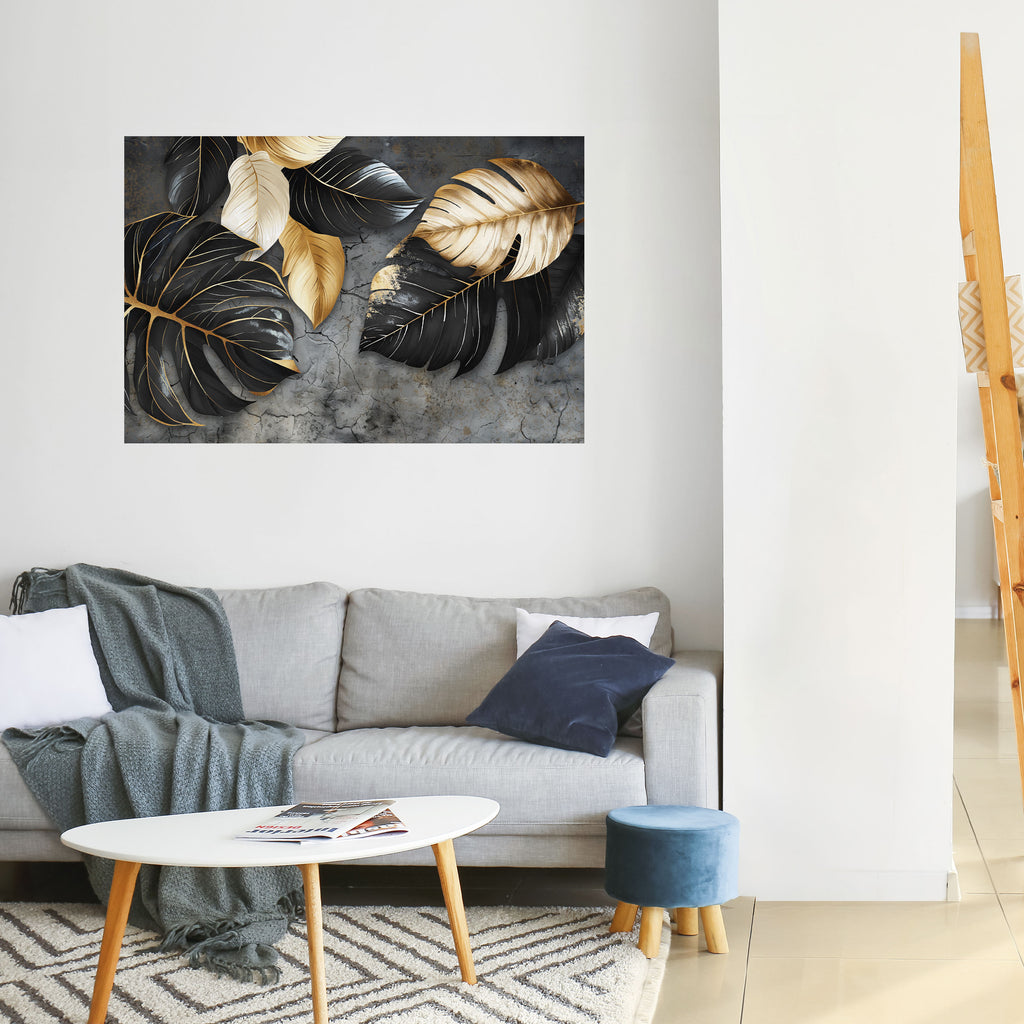 Póster horizontal autoadhesivo EL ABRAZO OSCURO DE LA NATURALEZA